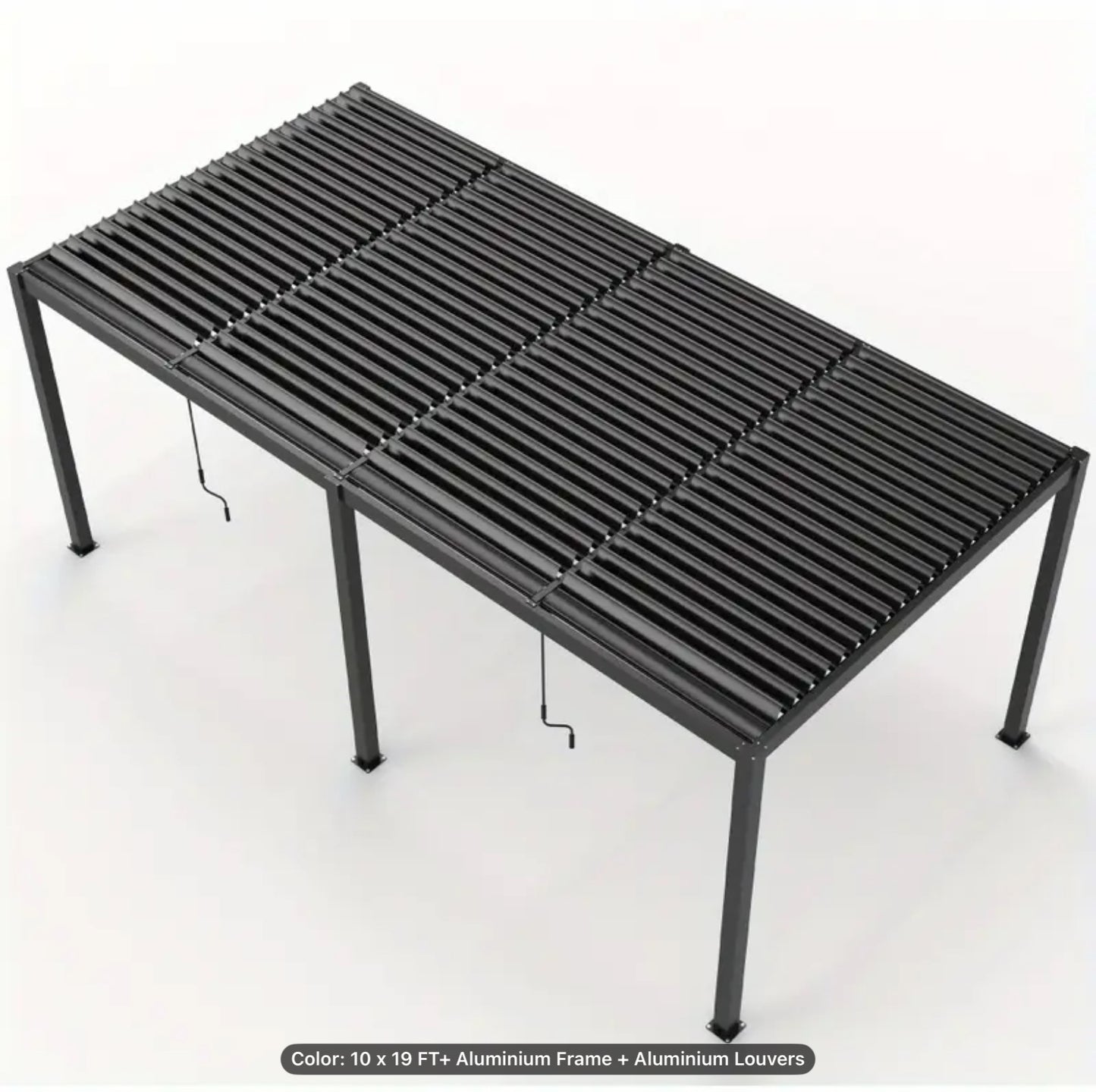 Pergola With Adjustable Shutters